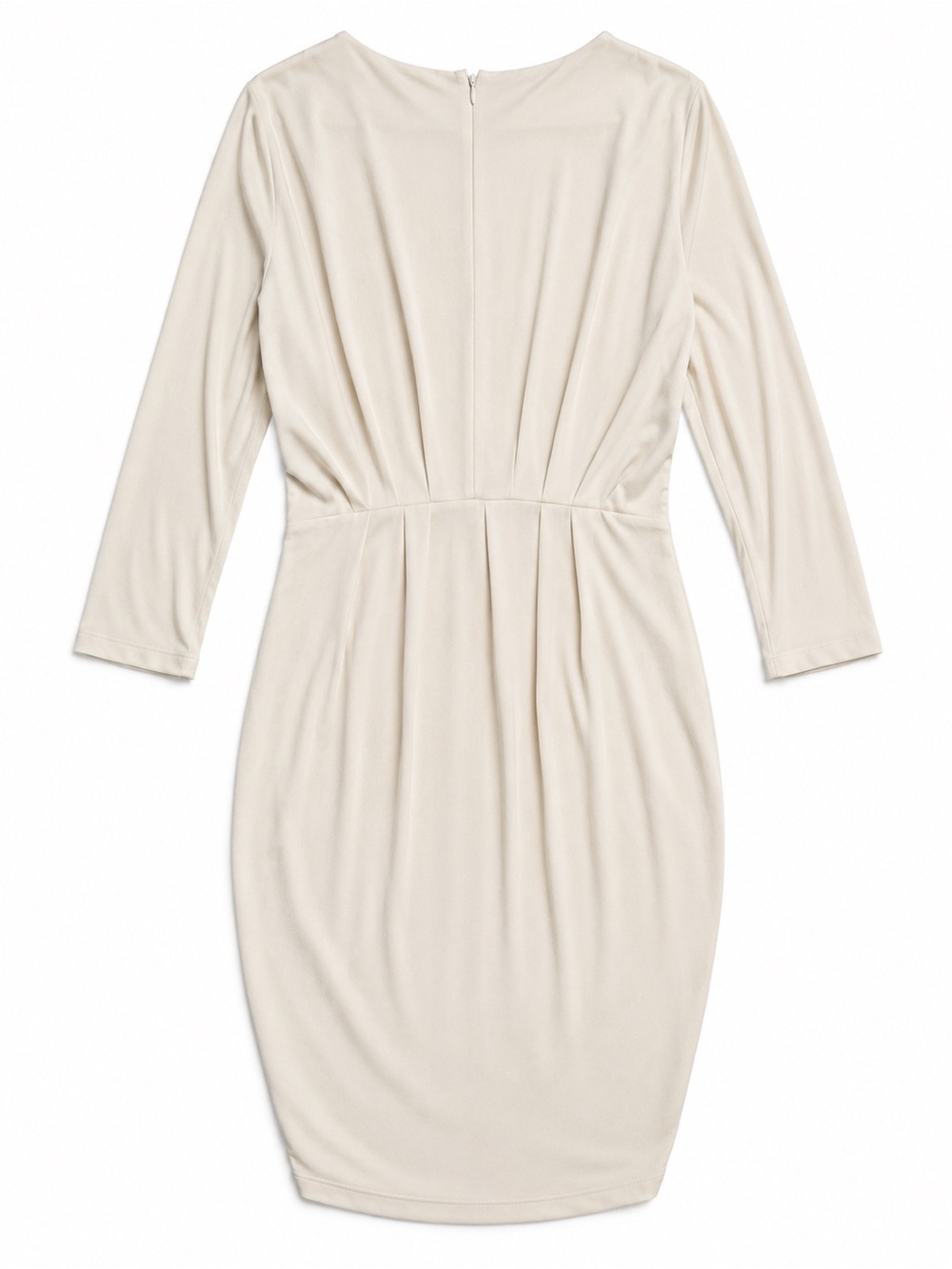 Bobi Black Draped Long Sleeve Dress Size Small - Picture 3 of 7